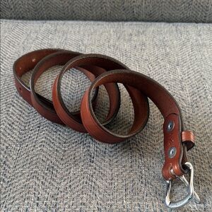 Brenneman’s Leather Goods Brown Leather belt Size: 42